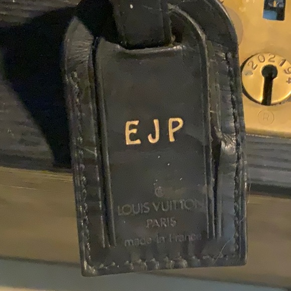 Louis Vuitton vintage collectible, 1930s black presidents briefcase 57/100!!! - Picture 5 of 5